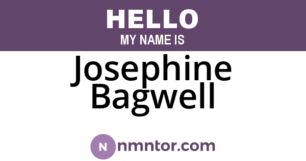 Josephine Bagwell