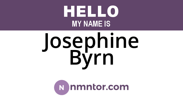 Josephine Byrn