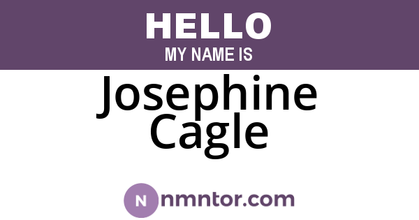 Josephine Cagle