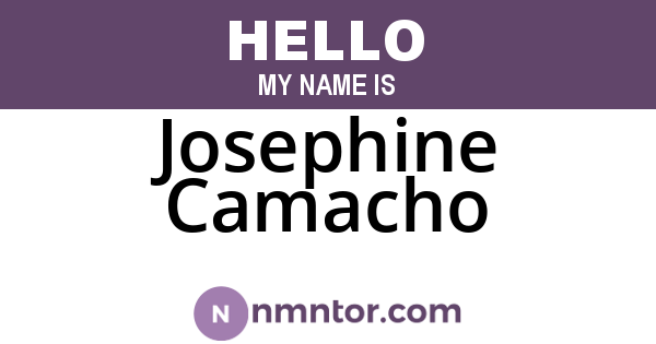 Josephine Camacho