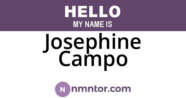 Josephine Campo