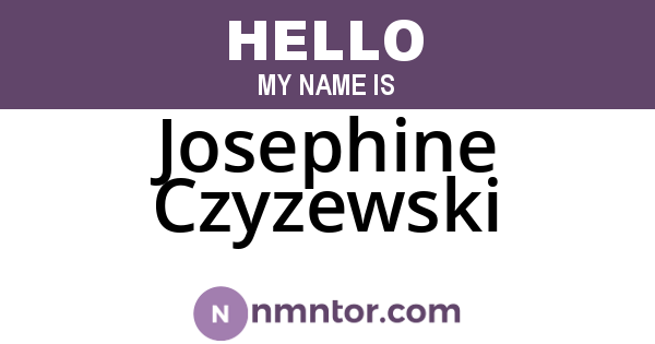 Josephine Czyzewski