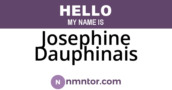 Josephine Dauphinais