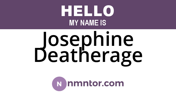 Josephine Deatherage