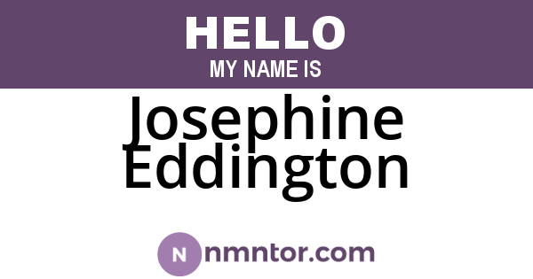 Josephine Eddington