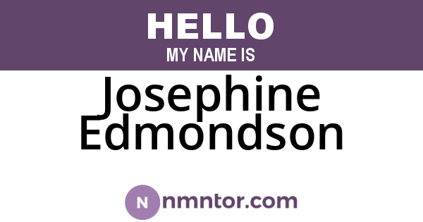 Josephine Edmondson