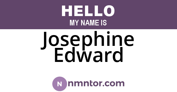 Josephine Edward