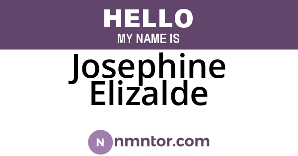 Josephine Elizalde