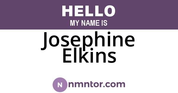 Josephine Elkins