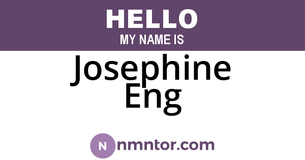 Josephine Eng