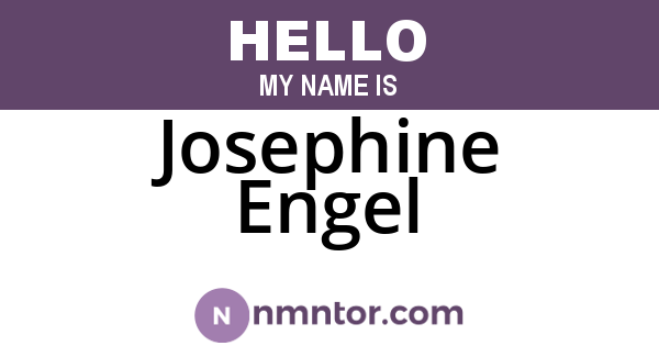 Josephine Engel