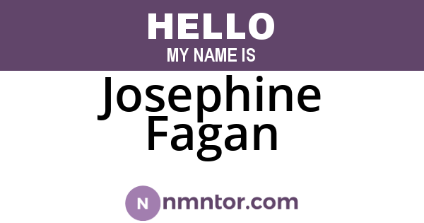 Josephine Fagan