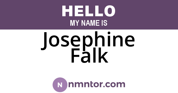 Josephine Falk
