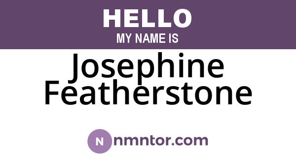 Josephine Featherstone