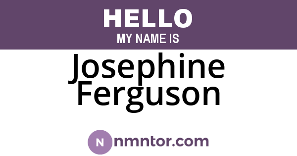 Josephine Ferguson