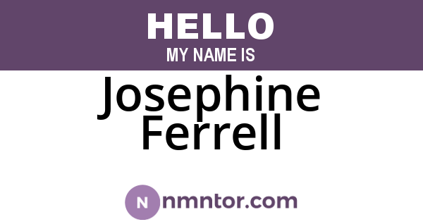 Josephine Ferrell