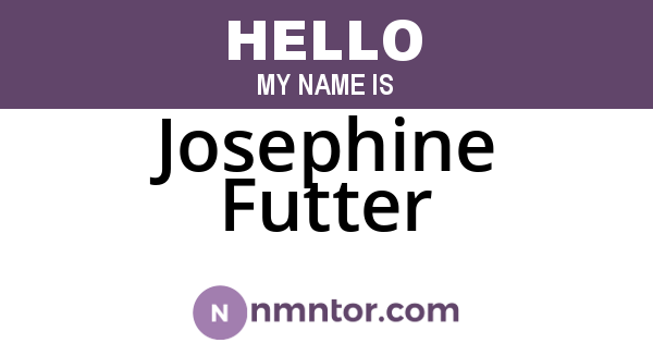 Josephine Futter