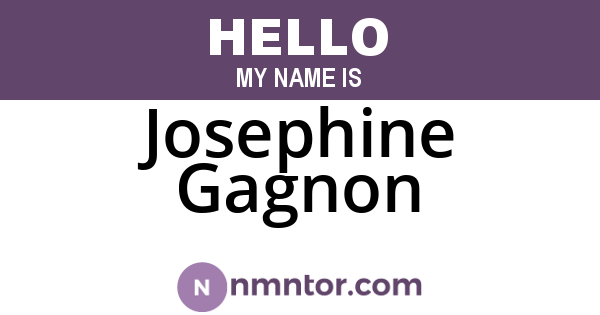 Josephine Gagnon