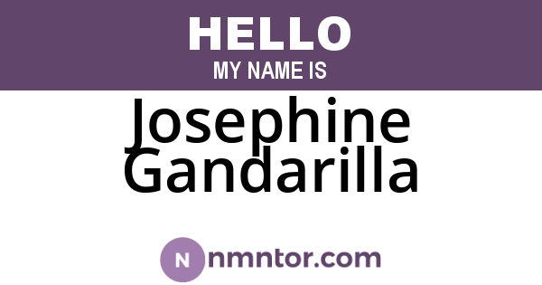 Josephine Gandarilla