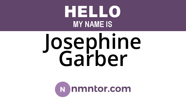 Josephine Garber