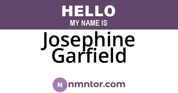 Josephine Garfield