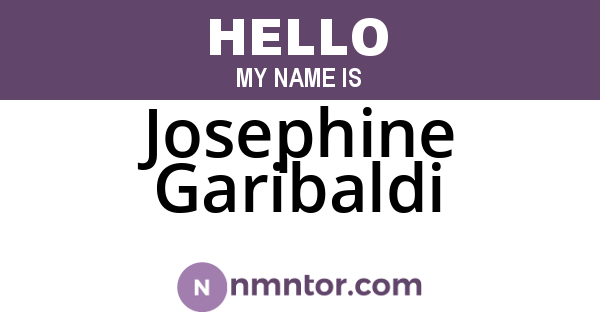 Josephine Garibaldi