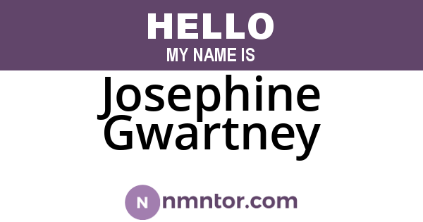 Josephine Gwartney