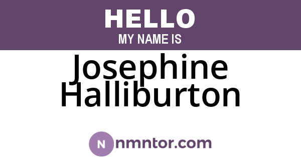 Josephine Halliburton