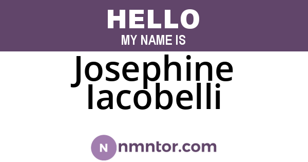 Josephine Iacobelli