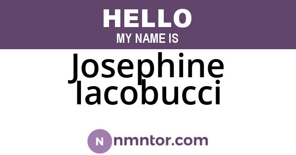 Josephine Iacobucci
