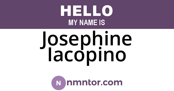 Josephine Iacopino