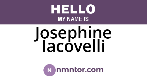 Josephine Iacovelli