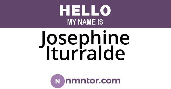 Josephine Iturralde