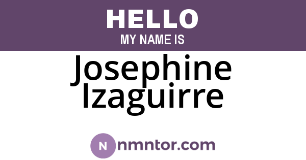 Josephine Izaguirre