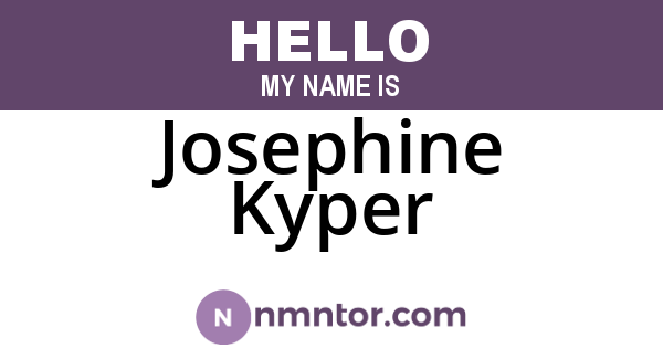 Josephine Kyper