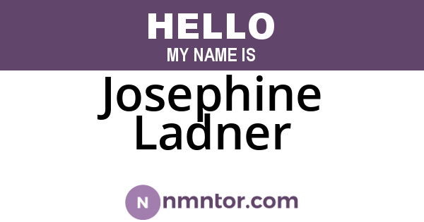 Josephine Ladner