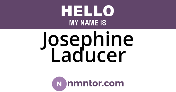 Josephine Laducer