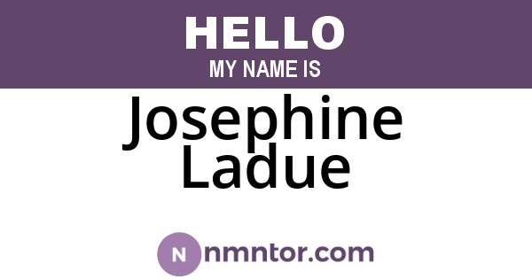 Josephine Ladue