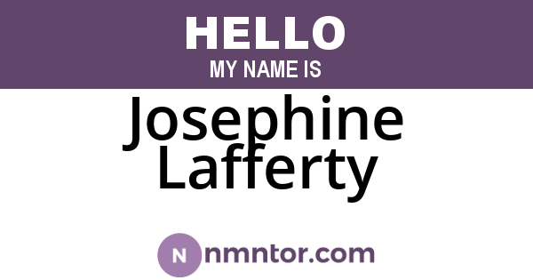Josephine Lafferty