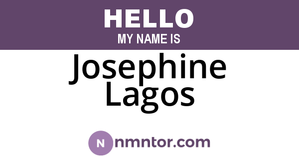 Josephine Lagos