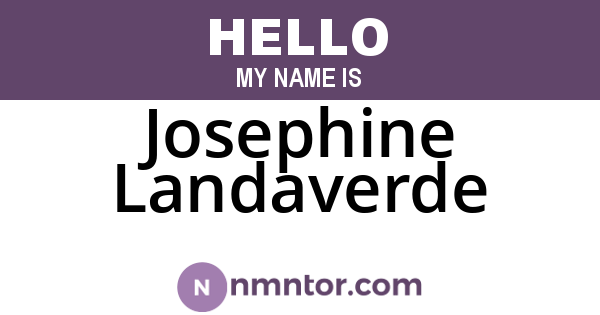 Josephine Landaverde