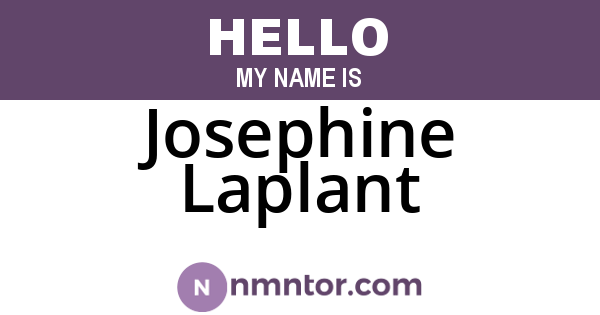 Josephine Laplant
