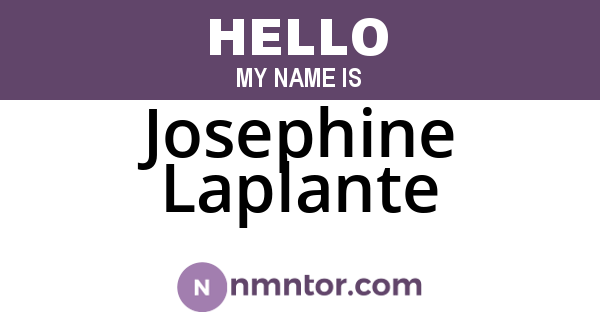 Josephine Laplante