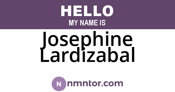 Josephine Lardizabal