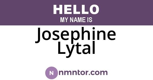 Josephine Lytal