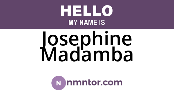 Josephine Madamba