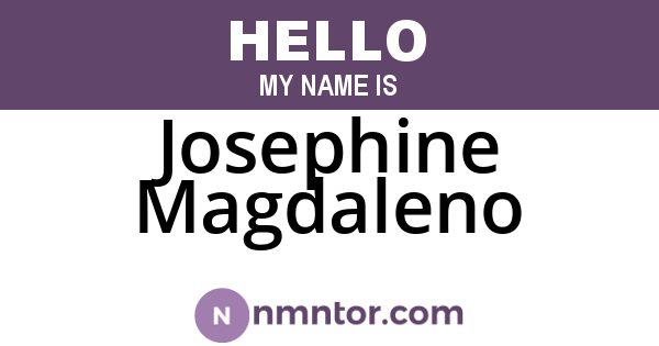 Josephine Magdaleno