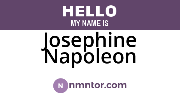 Josephine Napoleon