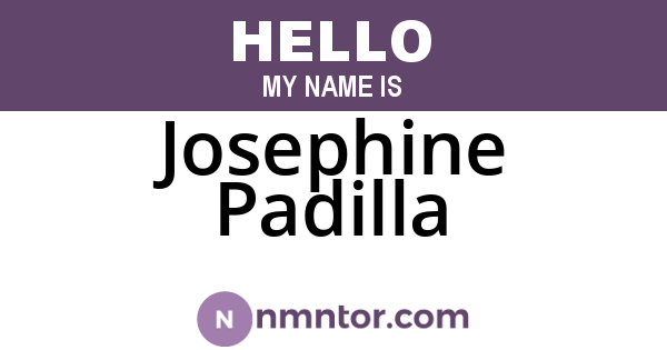 Josephine Padilla