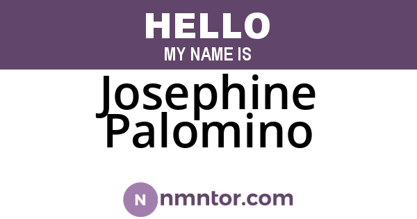 Josephine Palomino